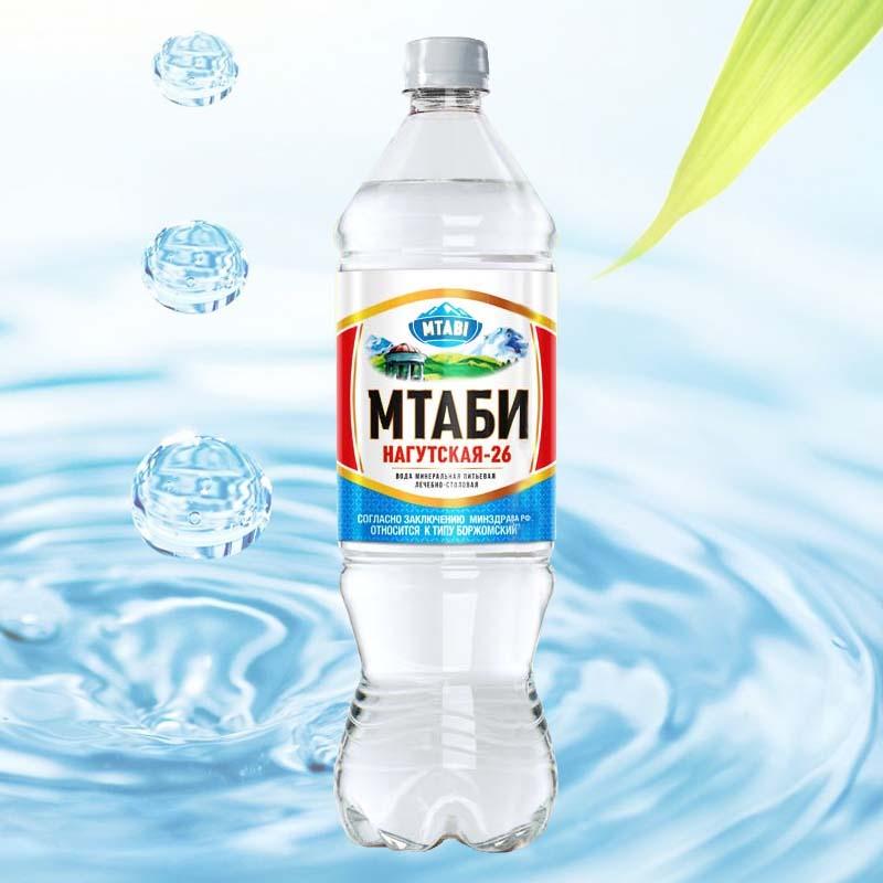 Вода лечебно-столовая минеральная Мтаби 1,25 л